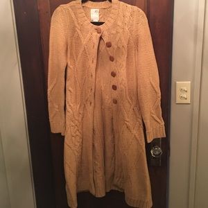 Anthropologie sweater coat