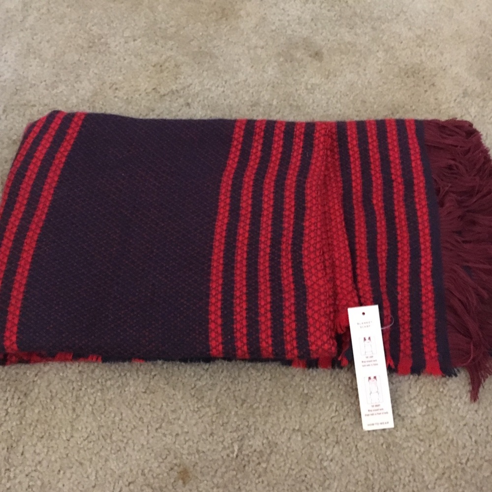 Red and Blue Scarf