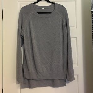 LuluLemon Sweater, Gray, Sz 6?