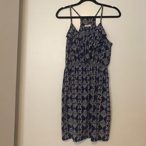 Racerback printed dress