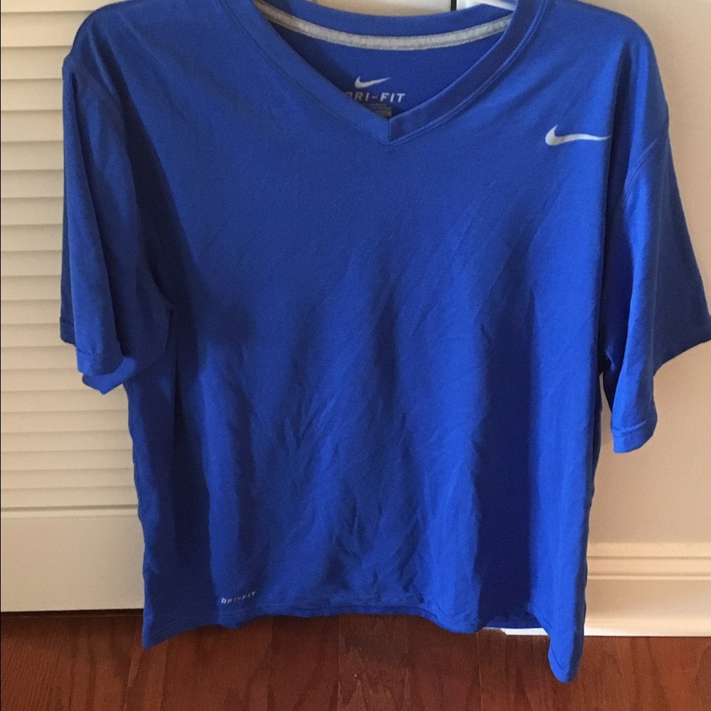 Blue Nike t-shirt