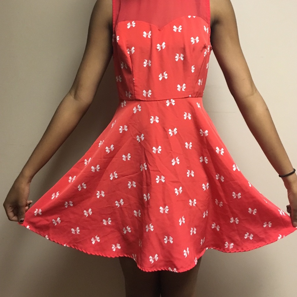 Coral F21 Dress