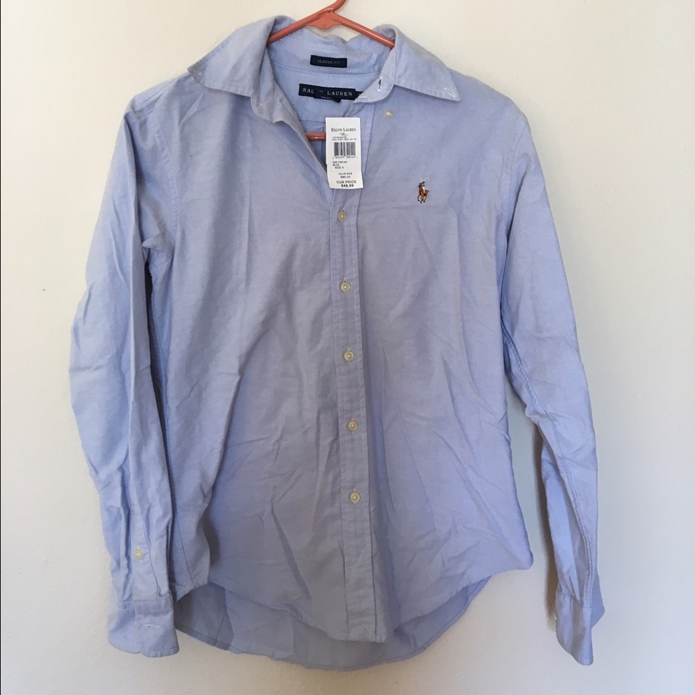 Women's Ralph Lauren Polo button up top
