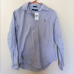 Women's Ralph Lauren Polo button up top