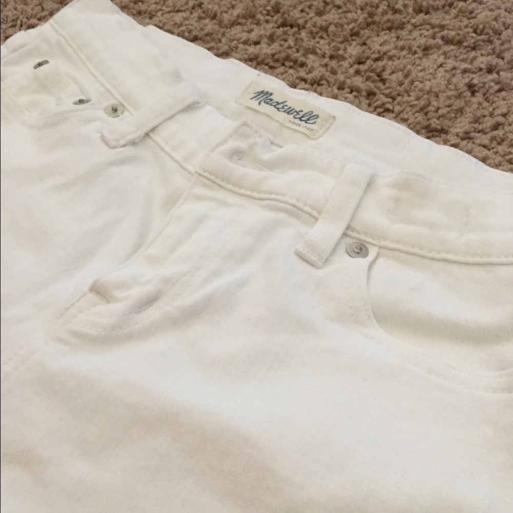 Madewell Alley Straight in White