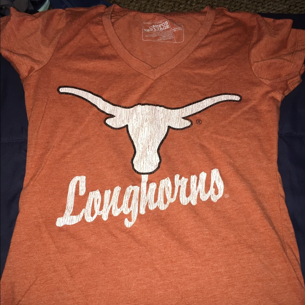 Longhorns V Neck size small