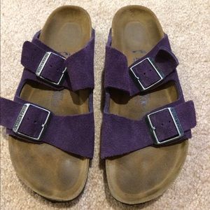 Eggplant Birkenstocks