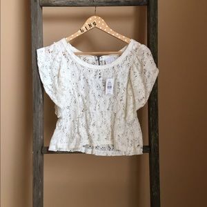 NWT Lace crop top