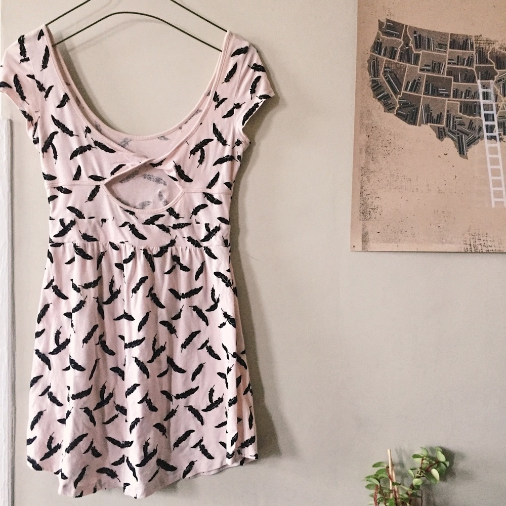 Feather Skater Dress - Picture 2 of 4