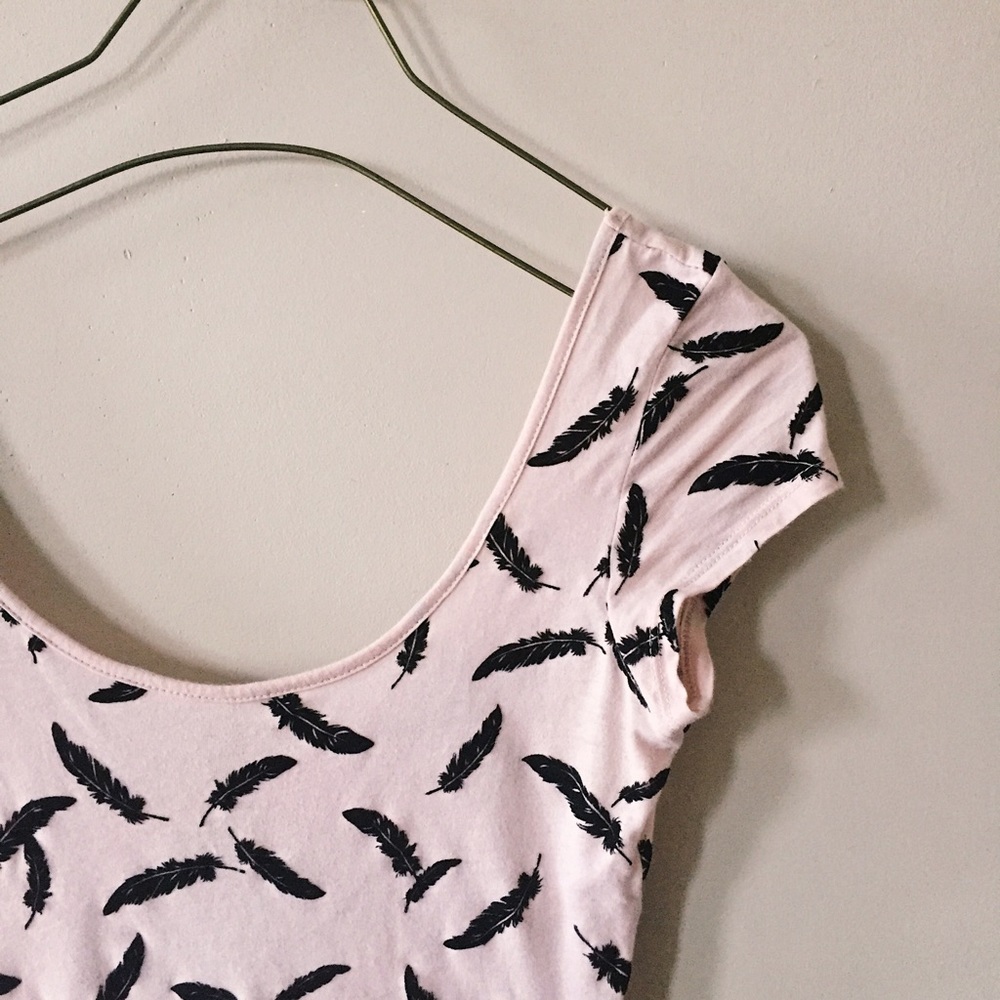 Feather Skater Dress - Picture 3 of 4