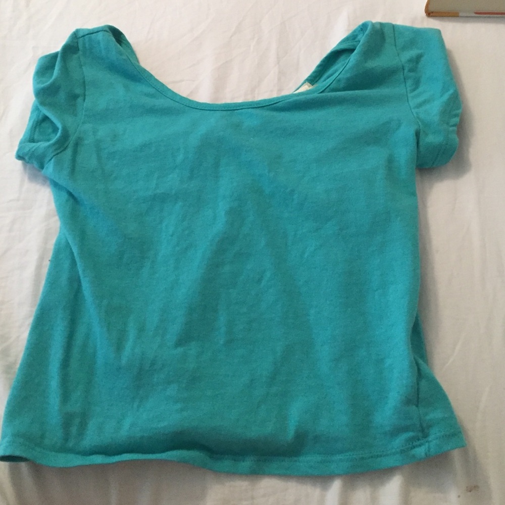 Cross-back croptop from pacsun