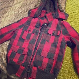 Roxy plaid jacket