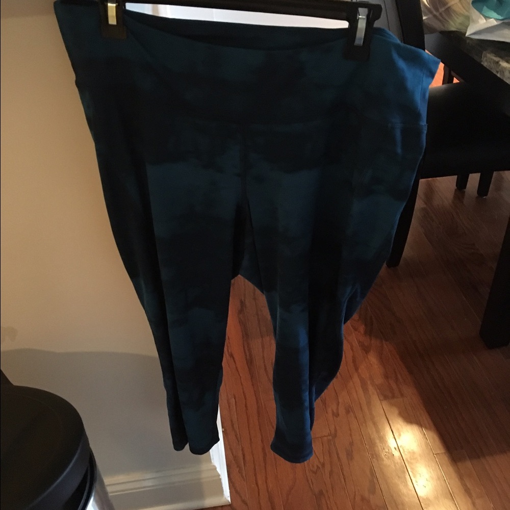Blue workout pants
