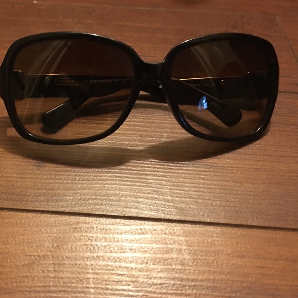 Coach turquoise shell sunglasses