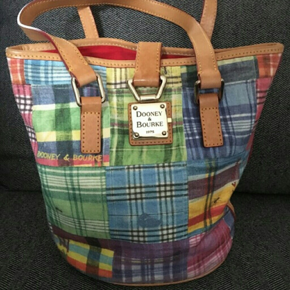 Dooney & Bourke colorful plaid purse