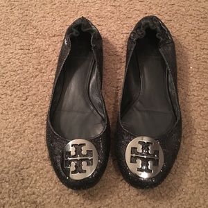 Tory Burch Flats Black