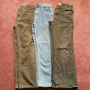 Bundle of 3 boys jeans