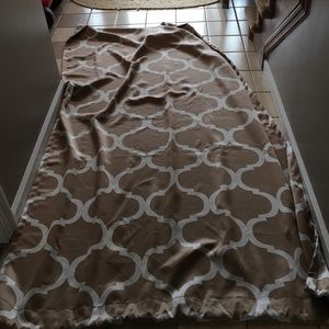 Tan blackout curtains
