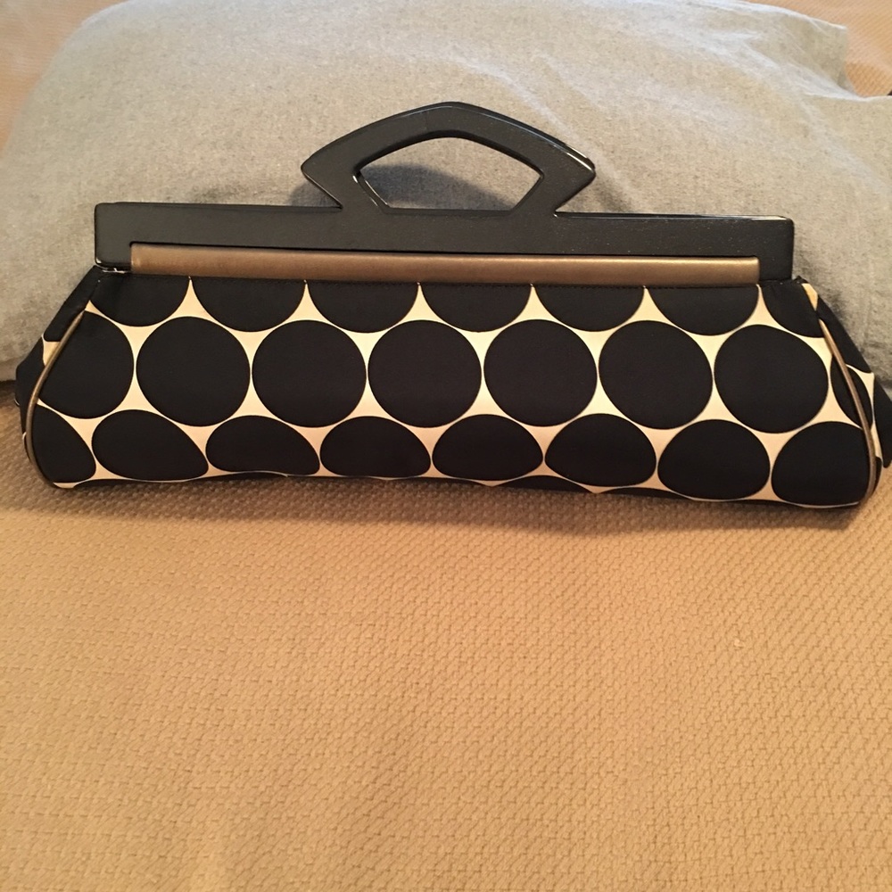 Local designer handbag in silk and leather
