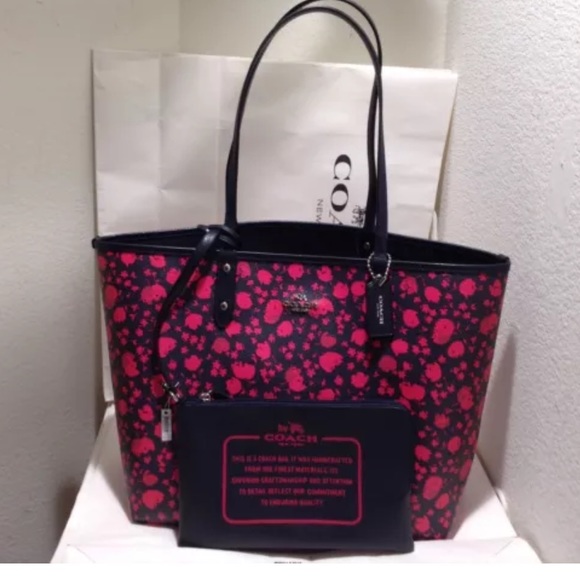 Coach Handbags - Coach Reversible Tote with Detachable WristletSALE