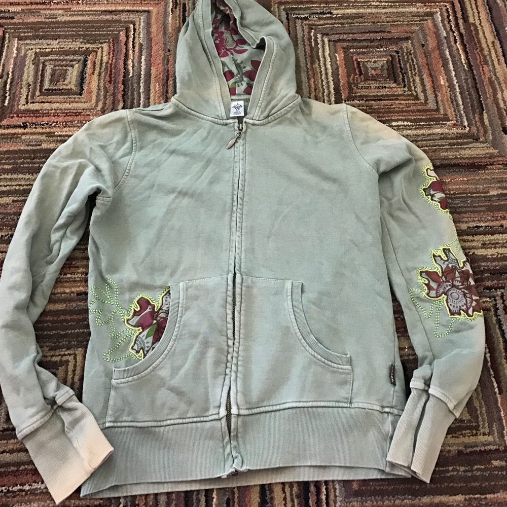 Beautiful PrAna zip up sweater XS