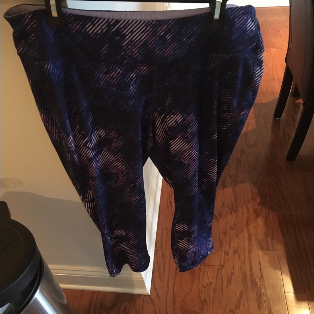 Purple workout pants