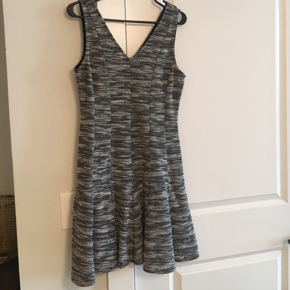 Banana Republic light tweed flare dress