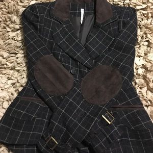 Willow & Clay equestrian style blazer.