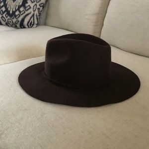 Brown felt hat
