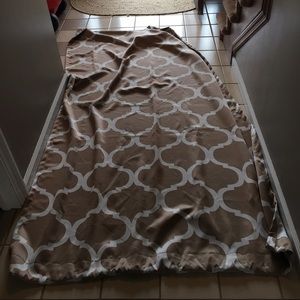 Tan blackout curtains