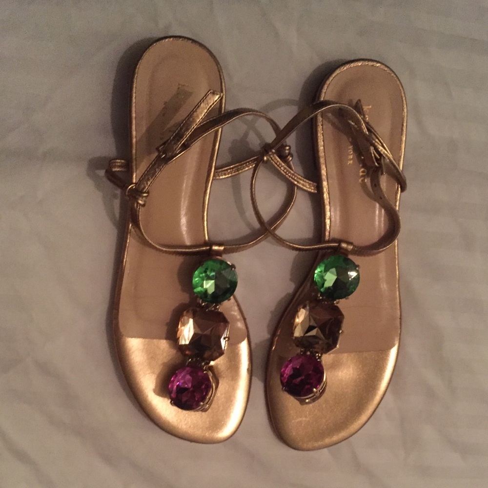 Kate spade jeweled sandals