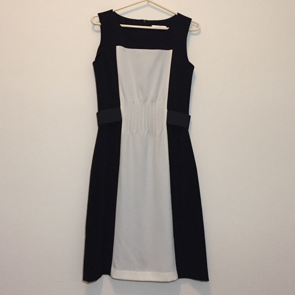 Black & White Sheath Dress