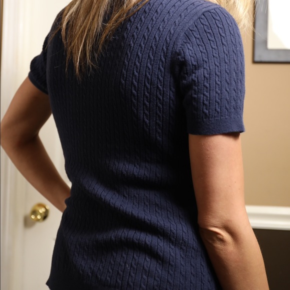 Lauren by Ralph navy shirt Size Large - Picture 2 of 2
