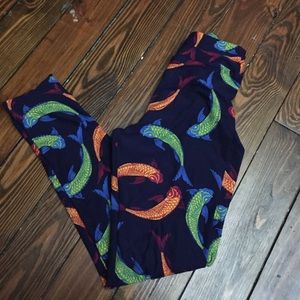 Tween Fish Lularoe Leggings