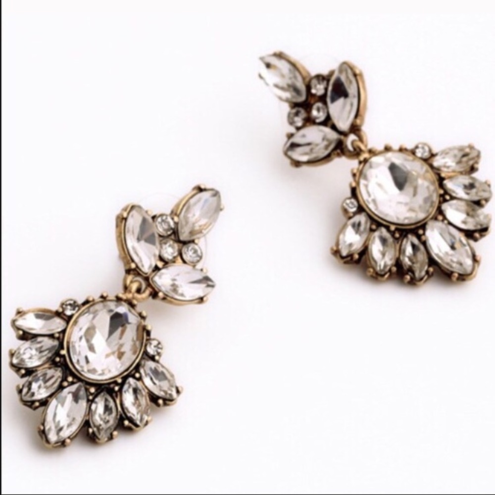 5 for $25 Crystal statement earrings - Picture 2 of 3