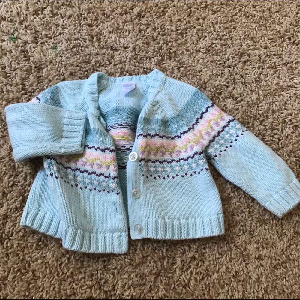 Cherokee baby cardigan
