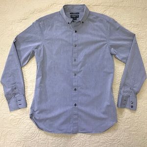 Men's Claiborne Slim Fit Grey Shirt