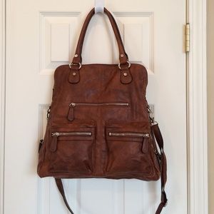 Style & co Brown Cross body Convertible bag