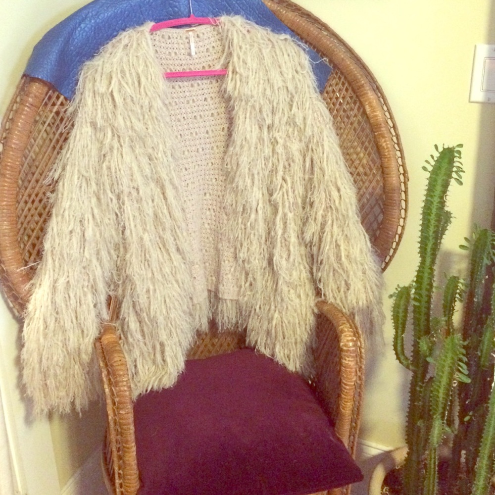 Free People Fringe Cardigan