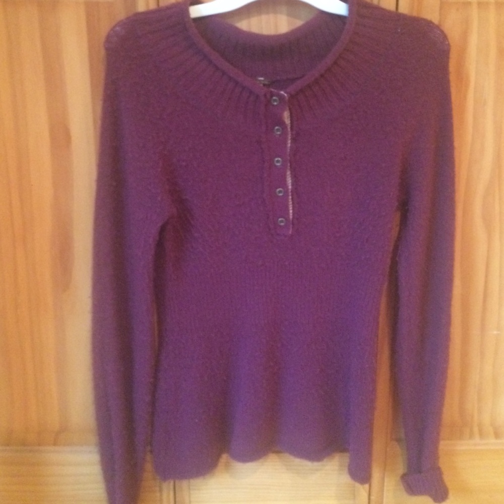Free People purple pullover sweater