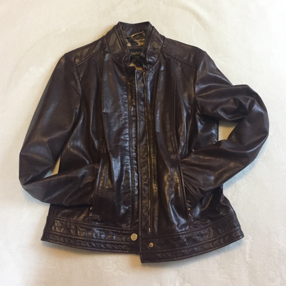 Laundry by Shelli Segal Leather Jacket