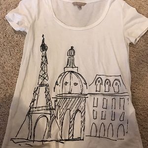 xs banana republic tee
