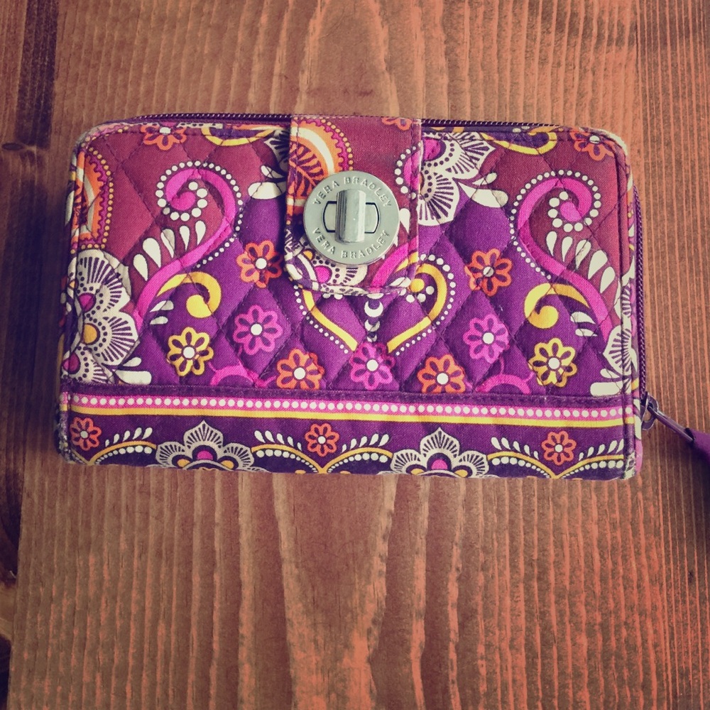 Vera Bradley Turn Lock Wallet