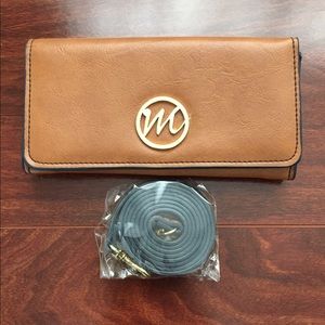 Emilie M Crossbody Wallet (Vegan Leather)