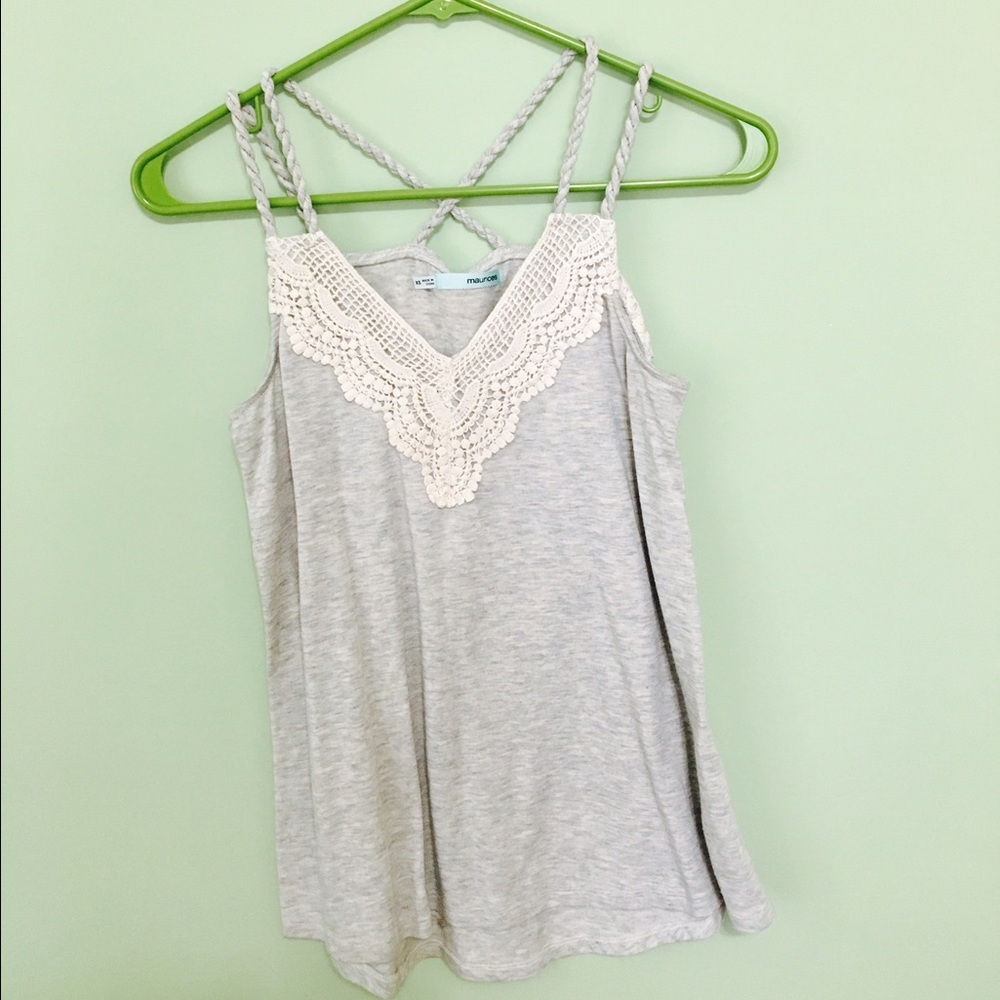 Crochet top tank top