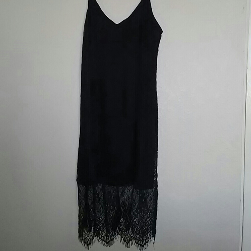 Eyelash knee length dress