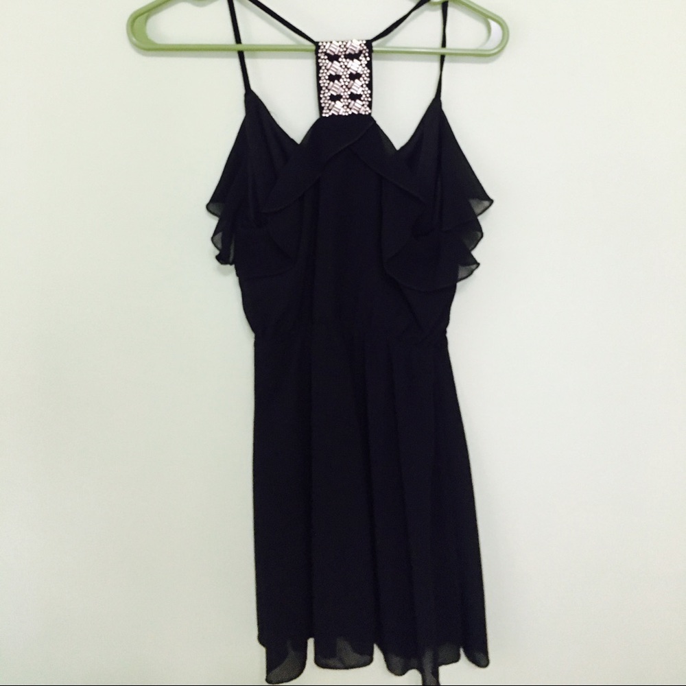 Little black dress with fun back detailing