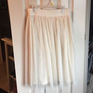 Cream Tutu Midi Skirt ONLY WORN ONCE
