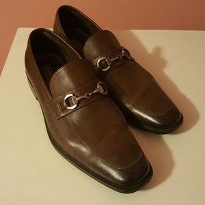 Aston Grey Brown Men's Loafers 10.5