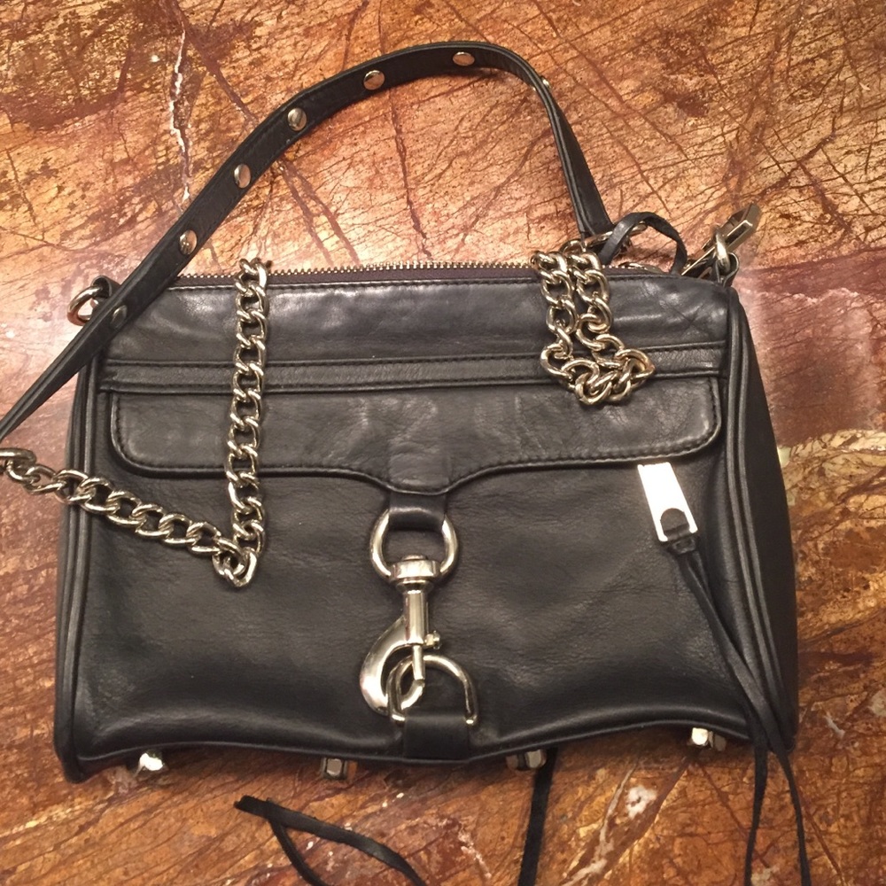 Rebecca Minkoff Mini Mac Black Purse Bag
